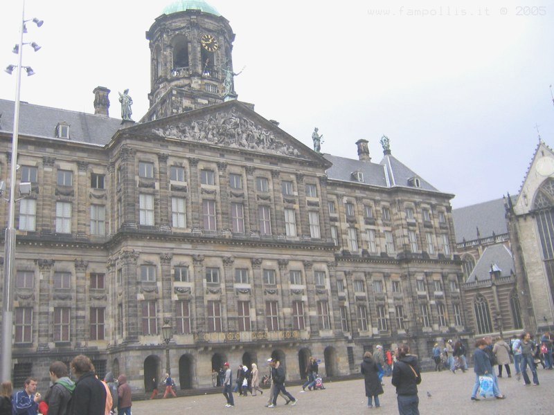 Palazzo Reale di Amsterdam dall'alto link qui per dimensioni reali